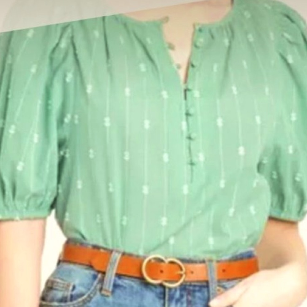 Women Shirt puff sleeve